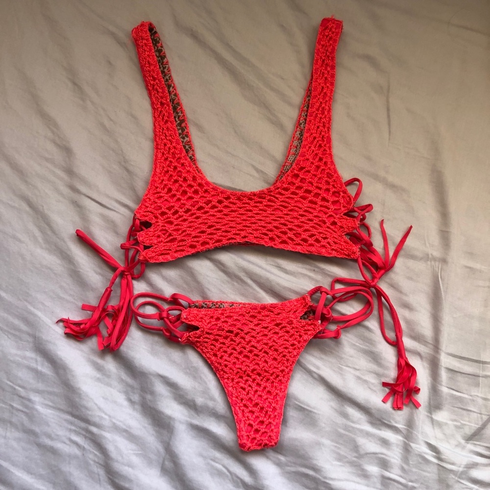 Acacia crochet bikini set